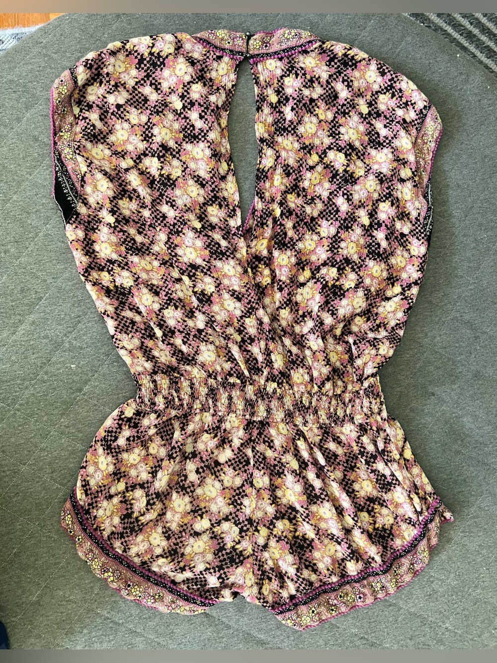 POUPETTE ST BARTH Small Amora Pink Fressia Romper Orig $250 Exc Cond - Picture 8 of 8